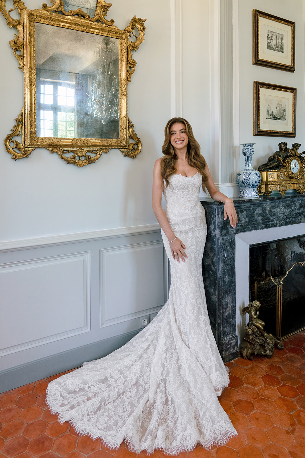 Détails élégants d'une décoration de mariage à Paris